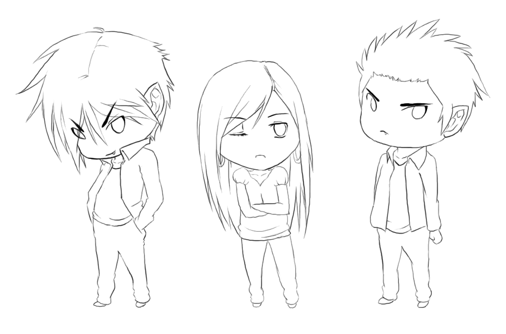 Vampire diaries chibi by sorahchan on