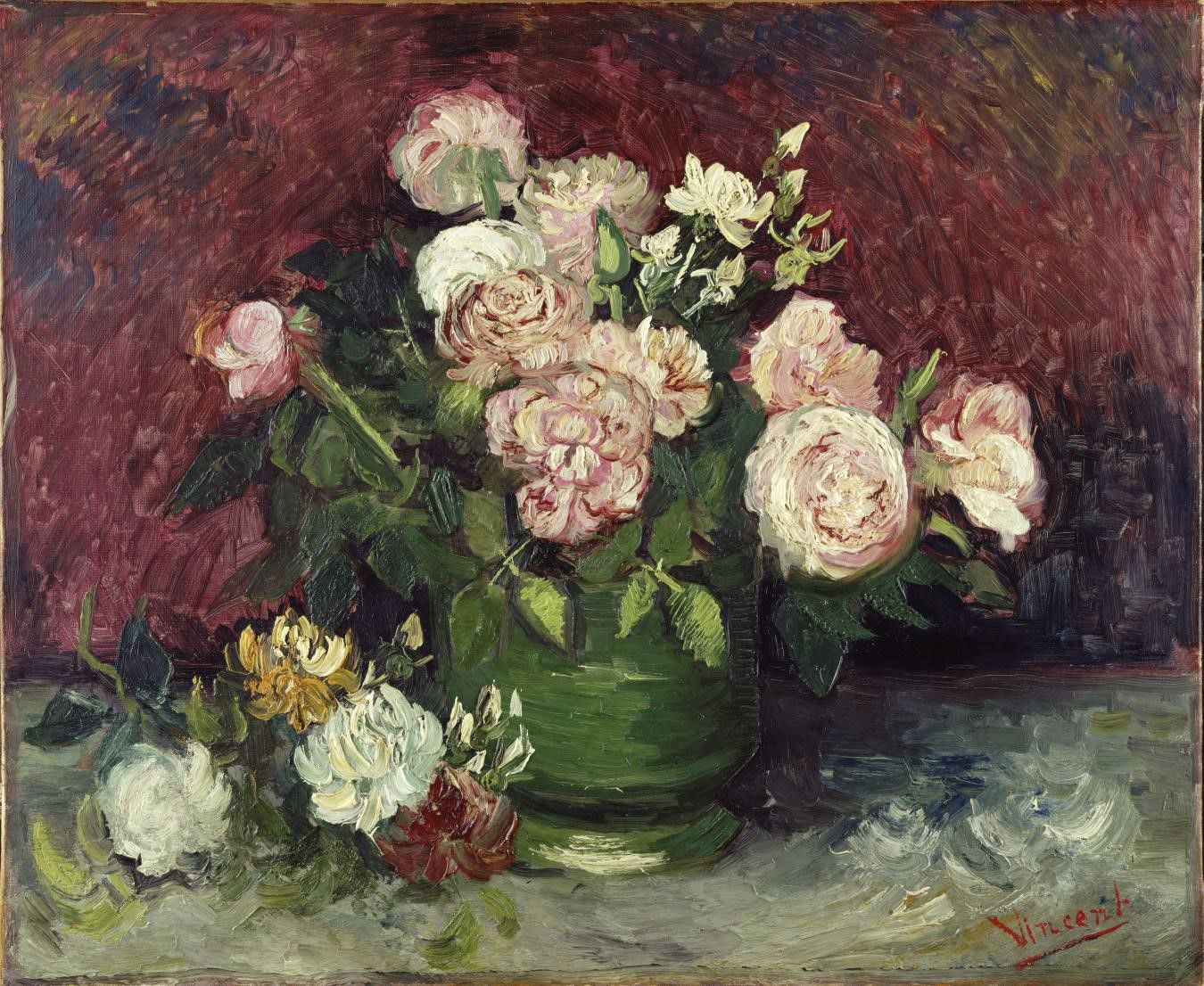 Beauty everywhereâ in vincent van goghs paintings of flowers inside the the museum of fine arts houston
