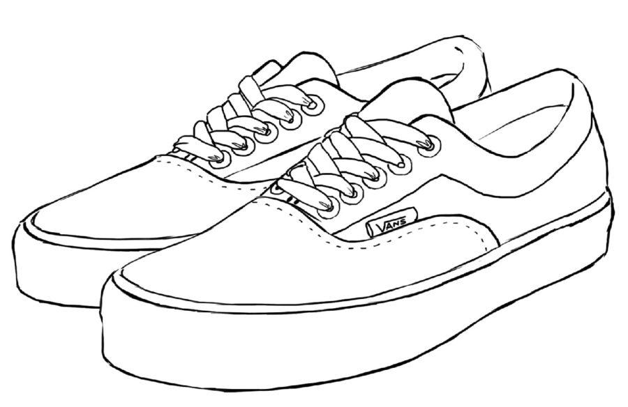 Sneaker coloring pages by coloringpageswk on