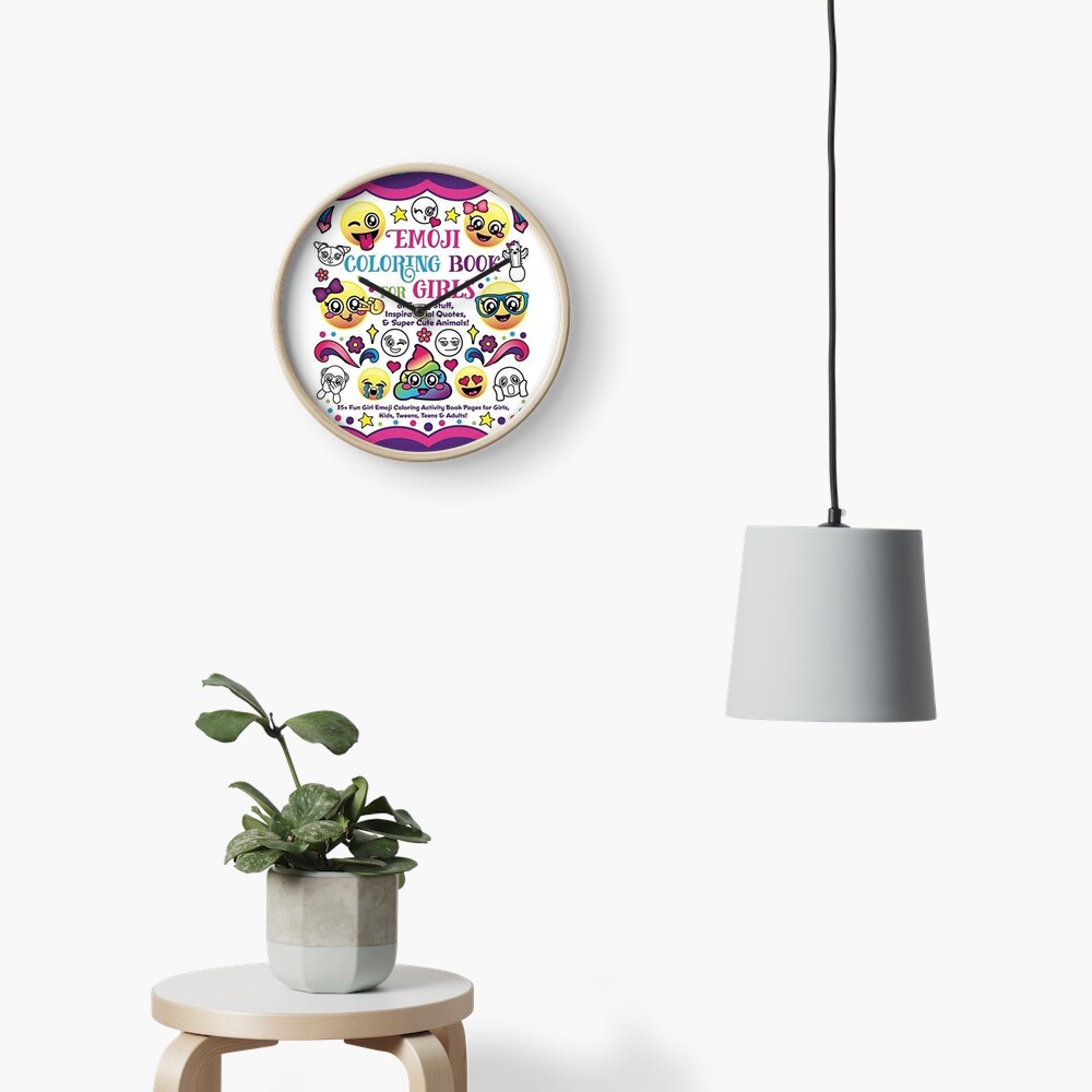 Emoji coloring book for girls art board print for sale by funnydio