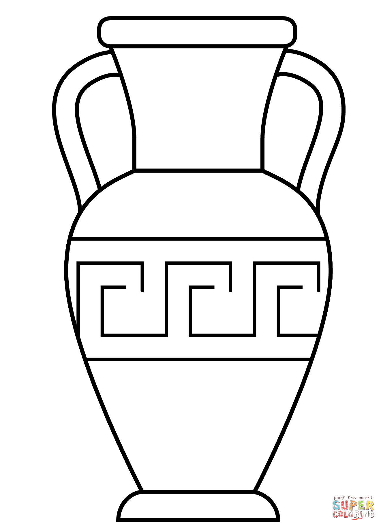 Amphora emoji coloring page free printable coloring pages