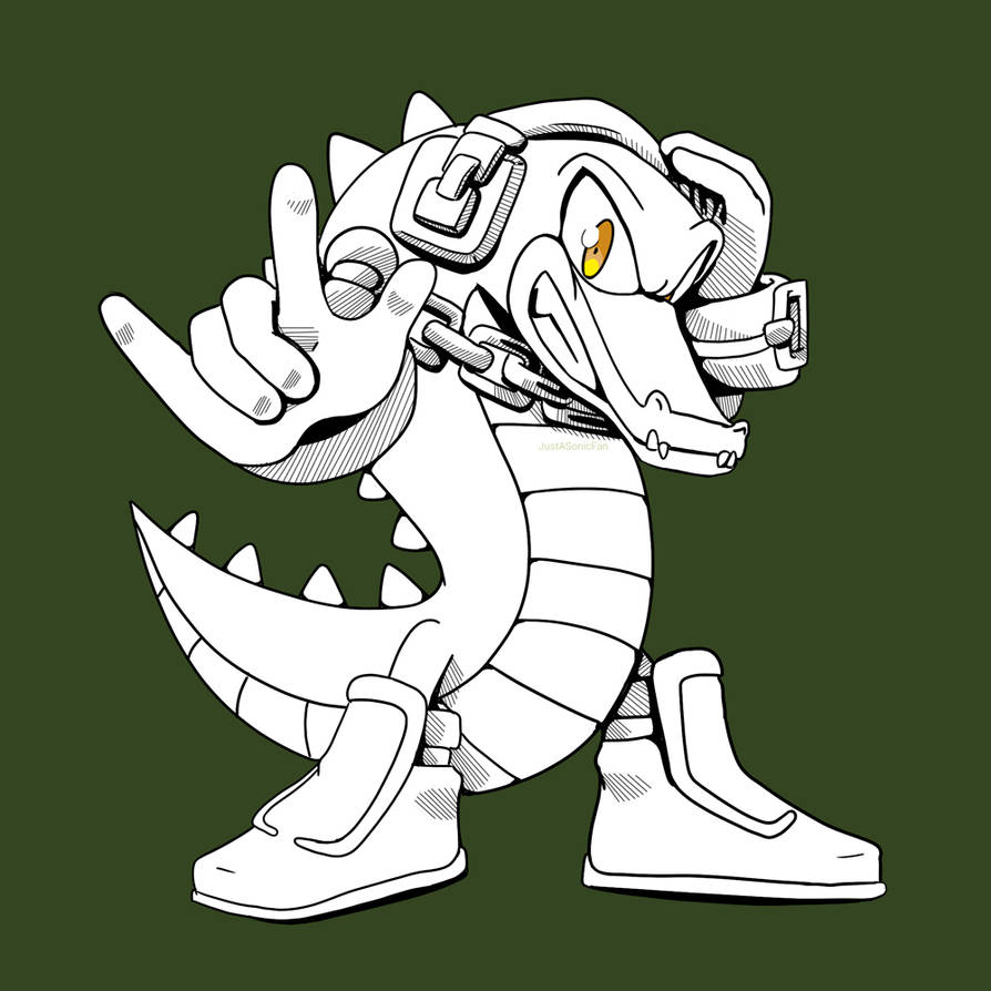 Vector the crocodile by justasonicfan on