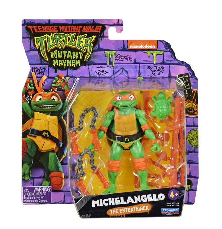 Tmnt movie basic figure asst wave michaelangelo x â s