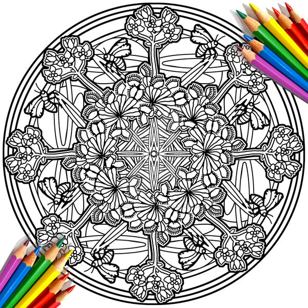 Venus flytrap coloring book page by dazzlingcraftshack on