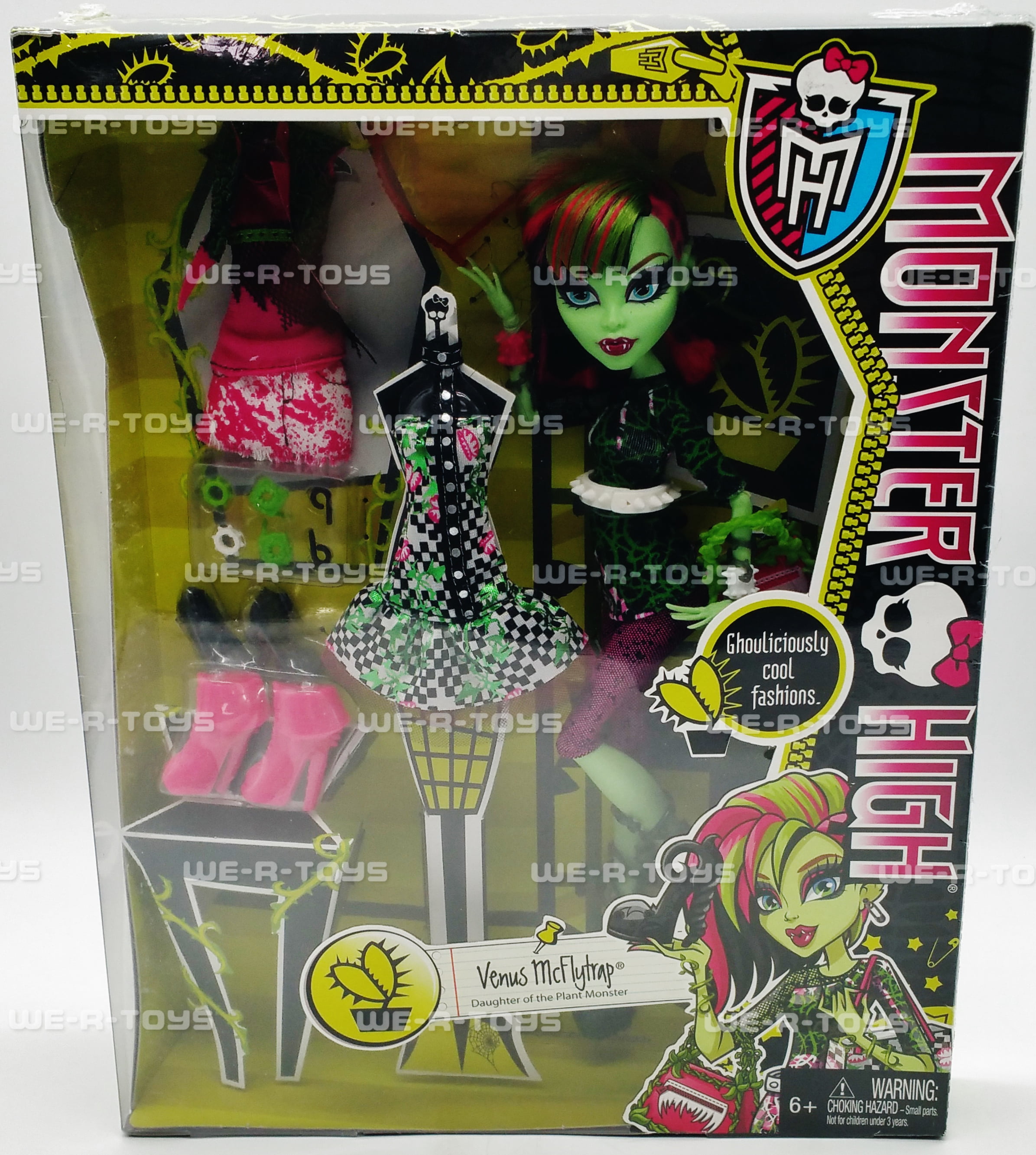 Monster high i love fashion venus mcflytrap doll mattel bhm nrfb