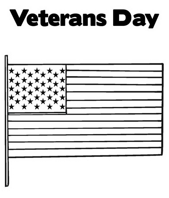 Veterans day coloring pages for kids
