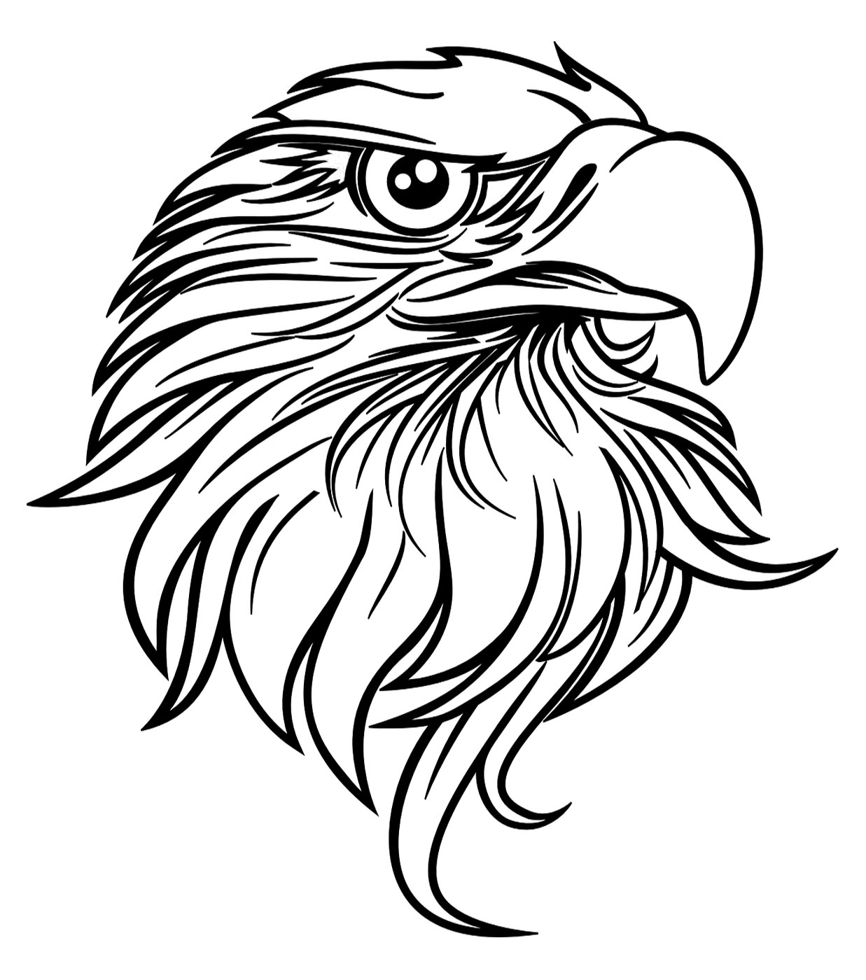 Loring american bald eagle rooftop post printables