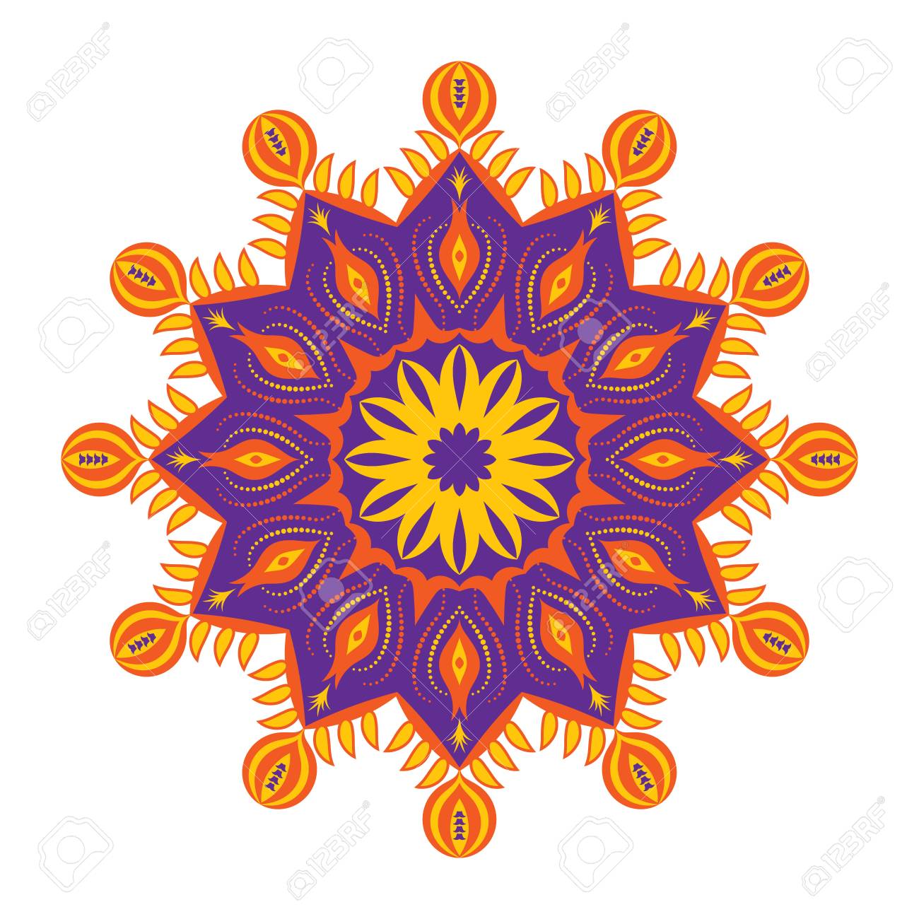 Vector hand drawn mandala art abstract pattern vintage decorative asian islam indian arabic turkish aztec elements coloring page template for background invitation birthday wedding cards royalty free svg cliparts vectors and stock