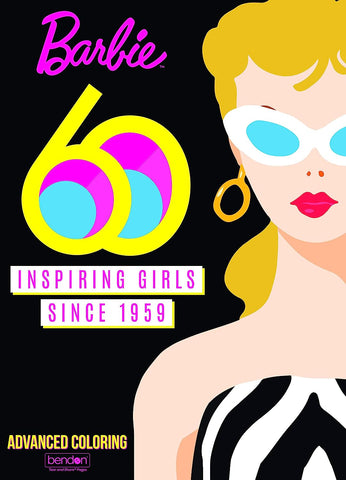Bendon barbie advanced coloring activity book