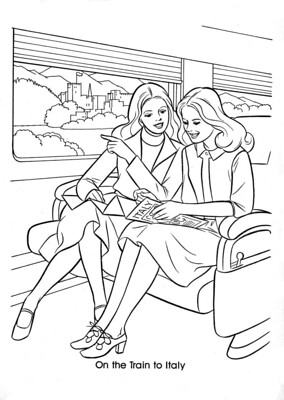 My vintage barbie doll illustrations
