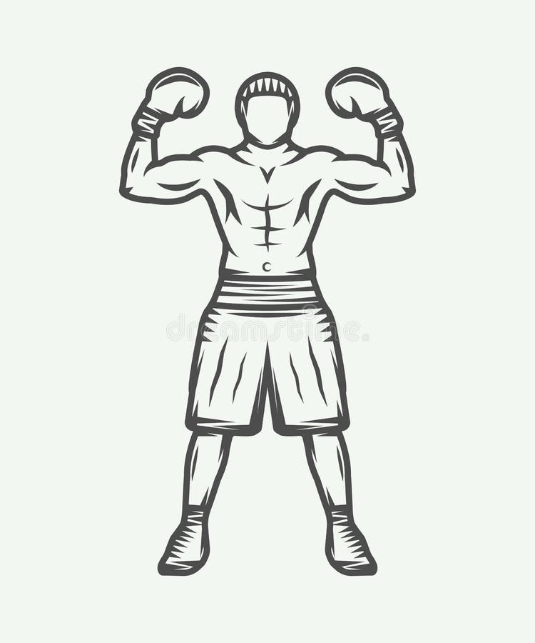 Vintage boxer stock illustrations â vintage boxer stock illustrations vectors clipart