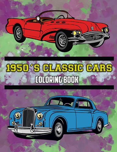 S classic cars coloring book volume