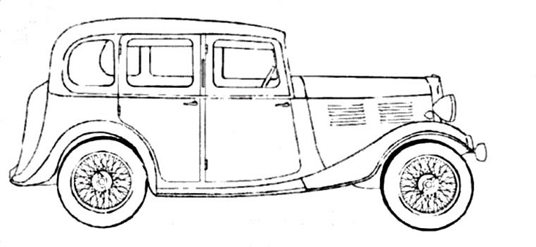 Vintagecars adult coloring pages