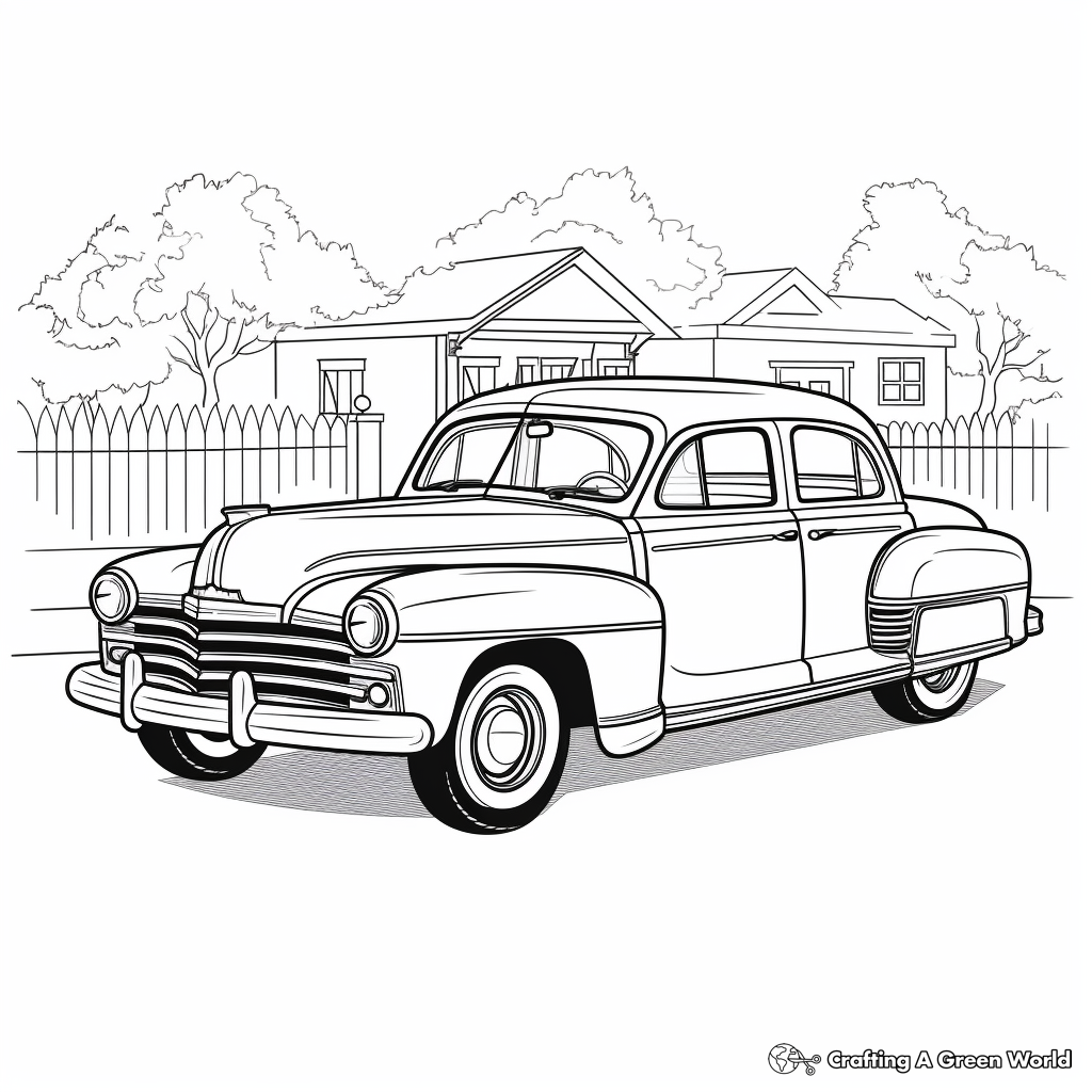 Cars and trucks coloring pages