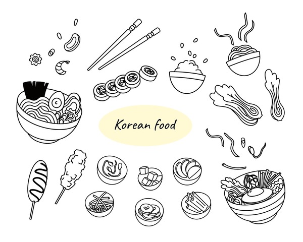 Thousand chopsticks drawing royalty