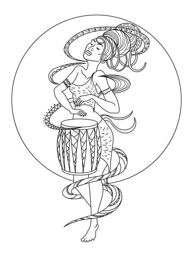Drum coloring stock illustrations â drum coloring stock illustrations vectors clipart