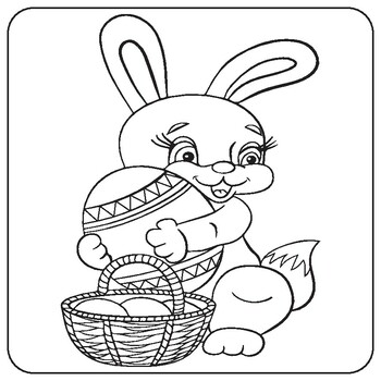 Easter bunny coloring book for kids rabbit coloring pages by abdell hida