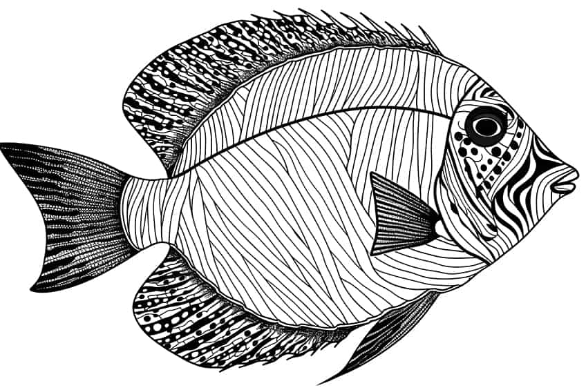 Fish coloring pages
