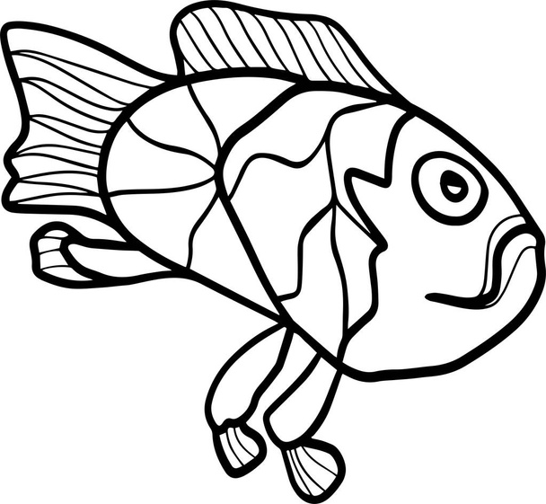First fish free stock vectors