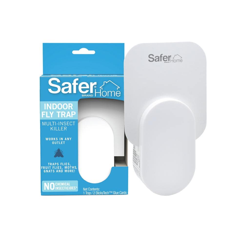 Safer brand safer home indoor flying insect trap for fruit flies gnats moths house flies plug