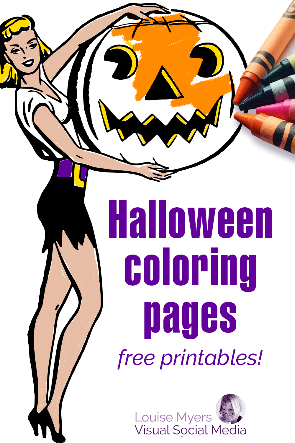 Halloween coloring pages for kids adults free printables