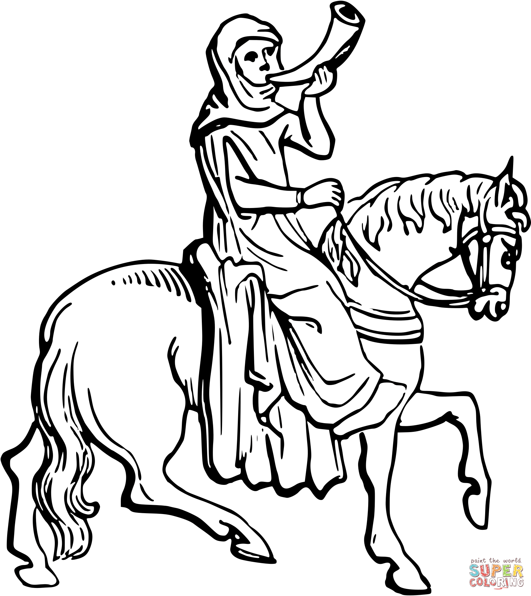 Vintage lady hunting coloring page free printable coloring pages
