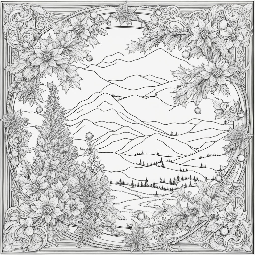 Landscape drawing