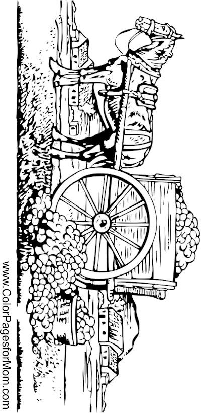 Landscape coloring page coloring pages horse coloring pages colouring art therapy