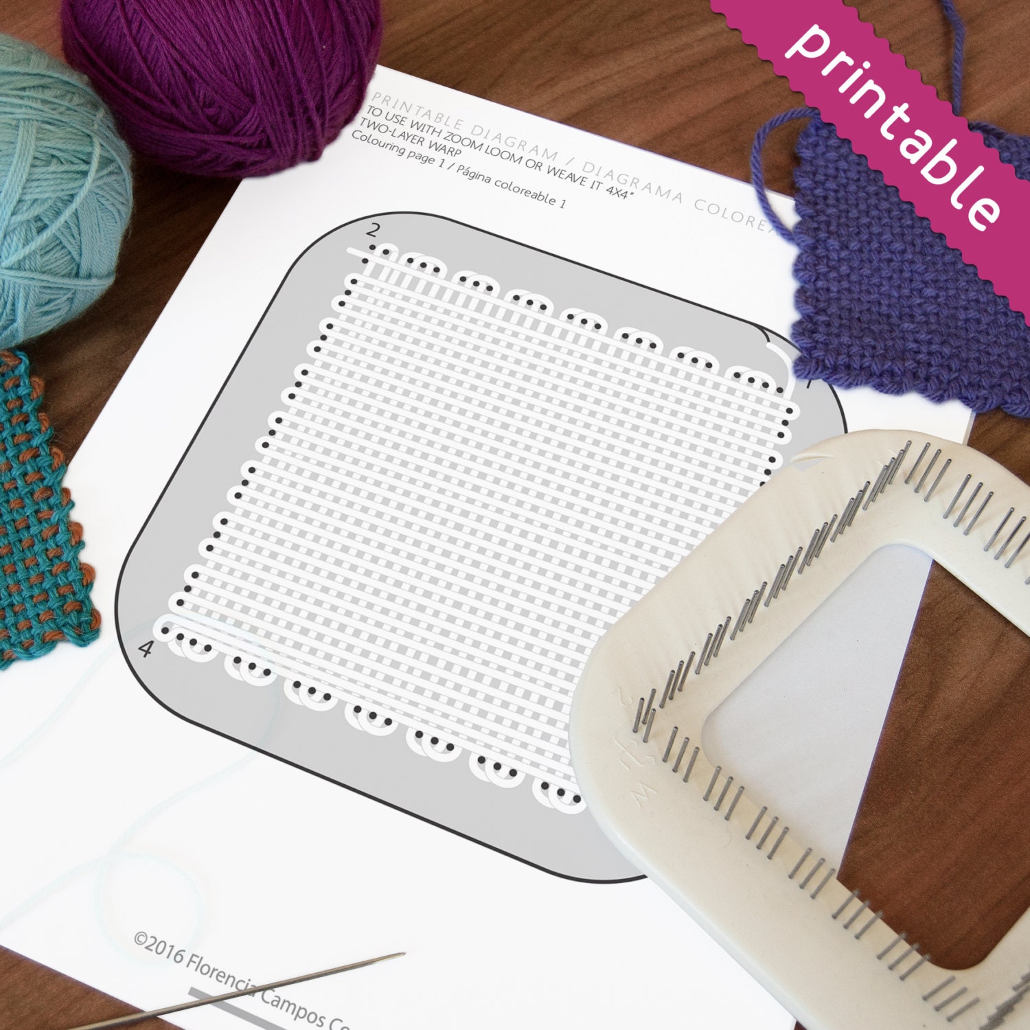 Zoom loom coloring pages coloring chart pin loom weaving