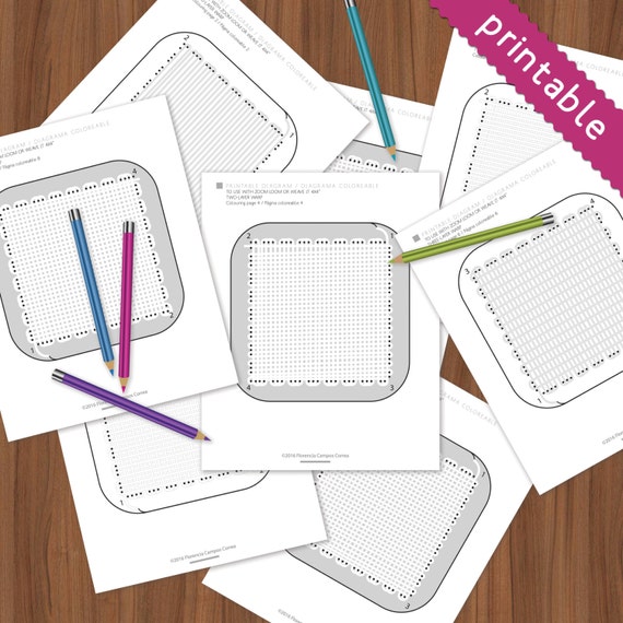 Zoom loom coloring pages coloring chart pin loom weaving