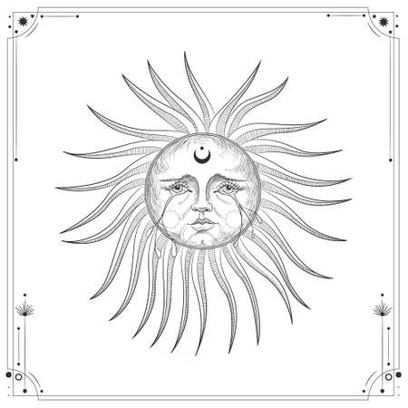 Adult coloring pages sun moon stock illustrations cliparts and royalty free adult coloring pages sun moon vectors