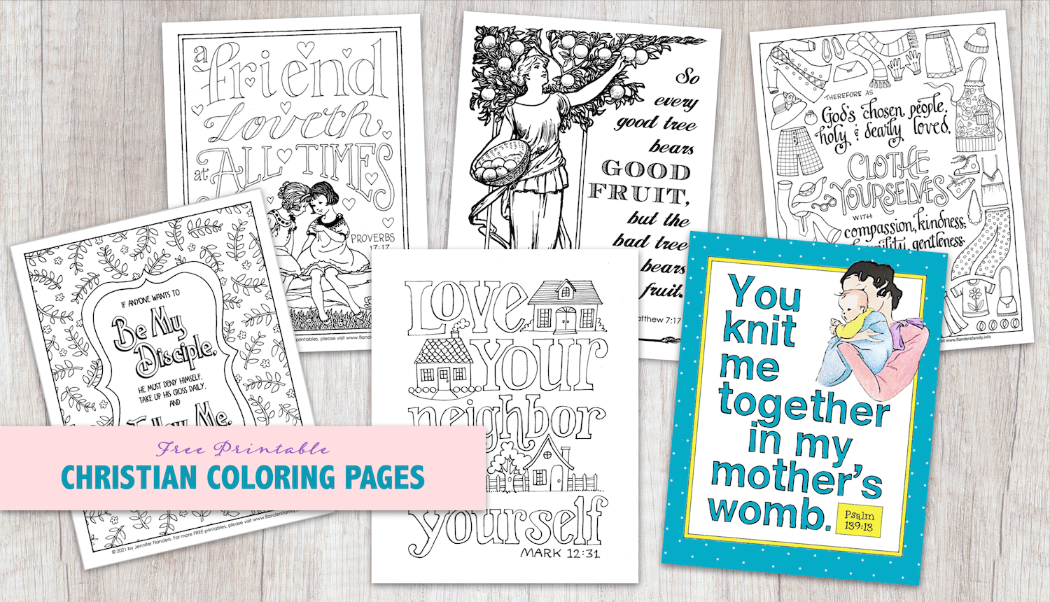 Christian coloring pages