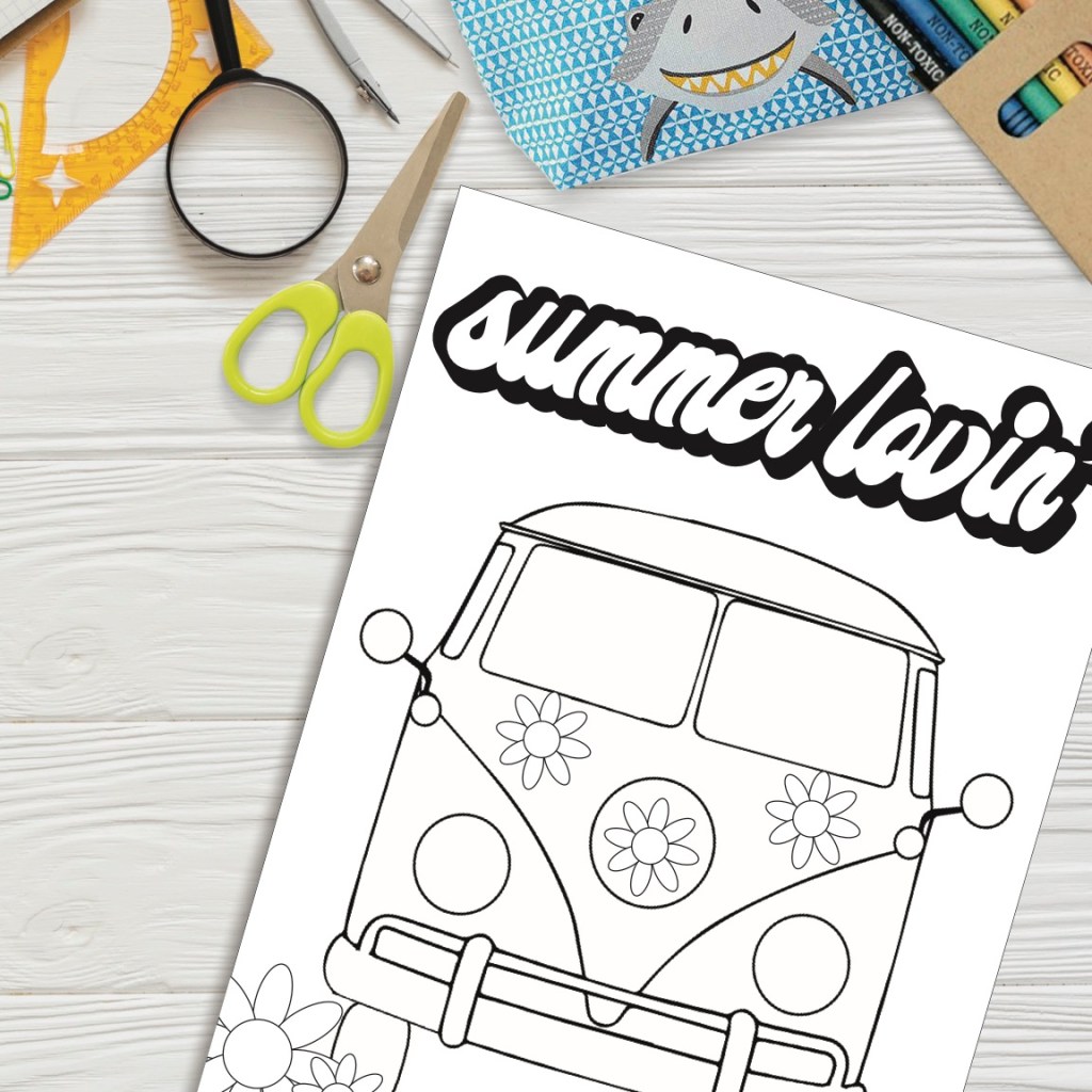 Totally free summer coloring pages