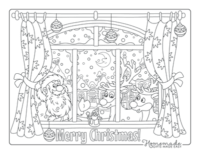 Reindeer coloring pages for kids adults free printables