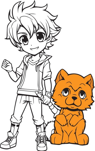 Anime coloring book images stock photos d objects vectors
