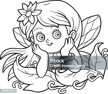 Girl coloring stock illustrations royalty
