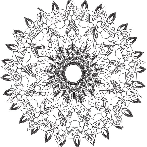 Buy mandala coloring pages adult coloring sheet printable coloring page grown up coloring printable art color anti