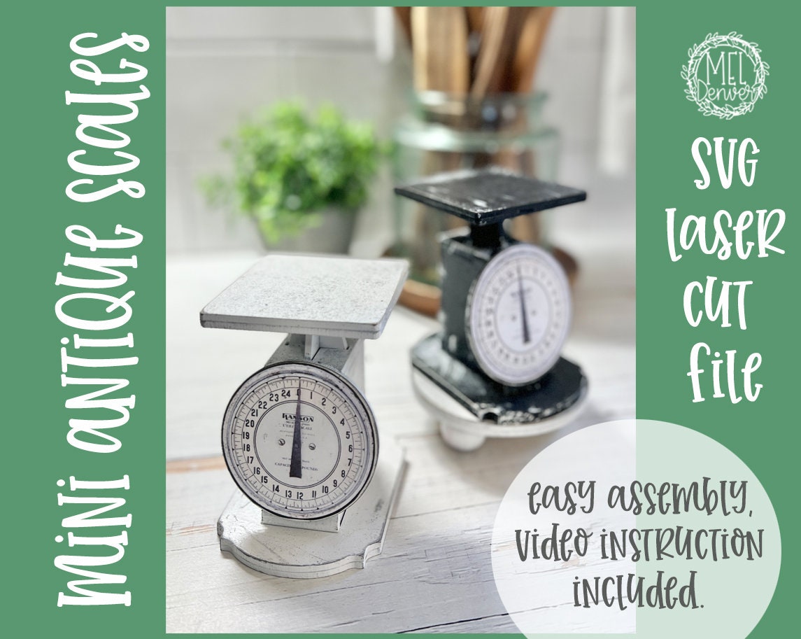 Vintage scale face