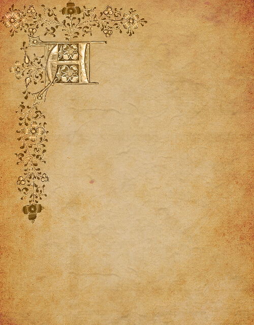 Antique scrapbook paper design with decorative elements free printable papercraft templates