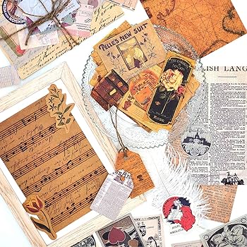 Packs vintage pattern paper set scrapbook paper decorative paper kraft paper with print single