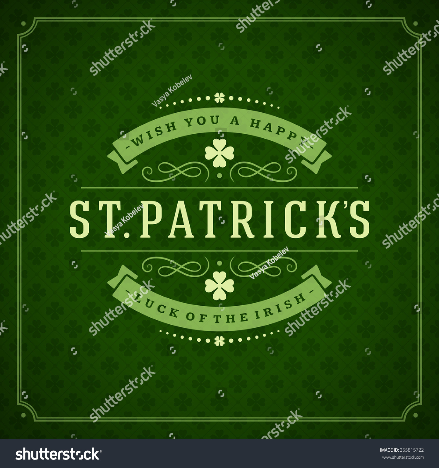 St patricks day border images stock photos d objects vectors