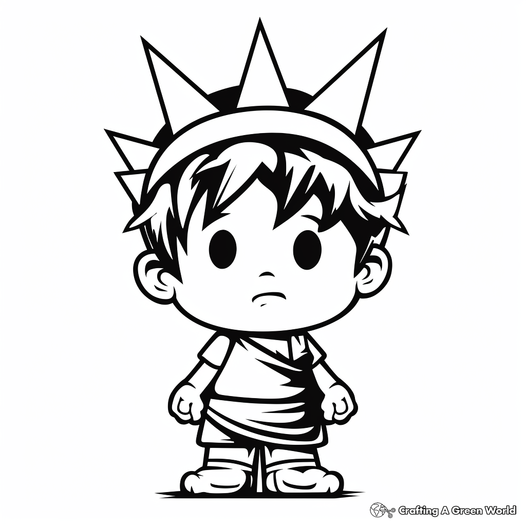 Statue of liberty coloring pages