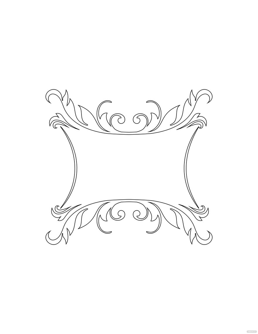 Free ornamental wedding coloring page