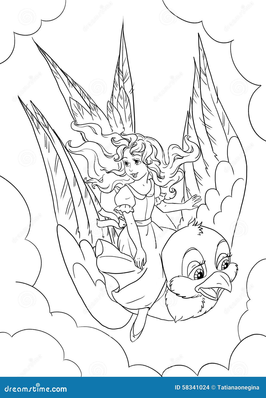 Thumbelina stock illustrations â thumbelina stock illustrations vectors clipart