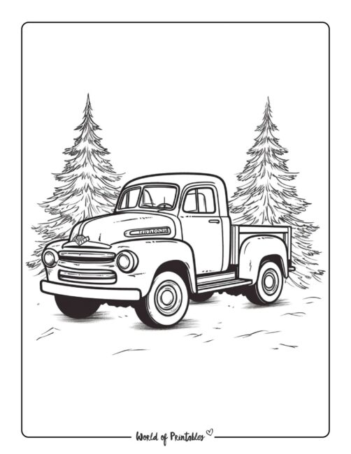 Winter coloring pages