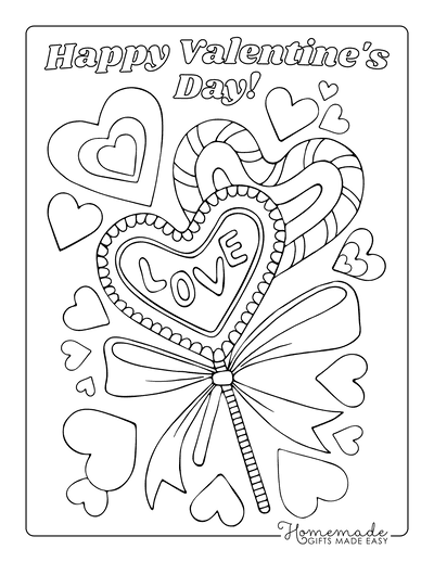 Adorable heart coloring pages for kids adults