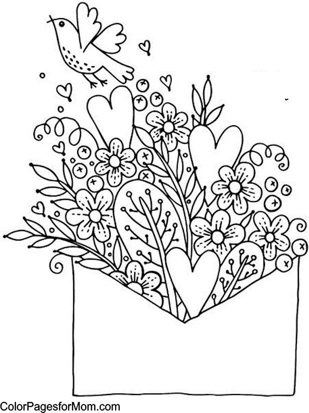 Valentine coloring sheets todays creative ideas