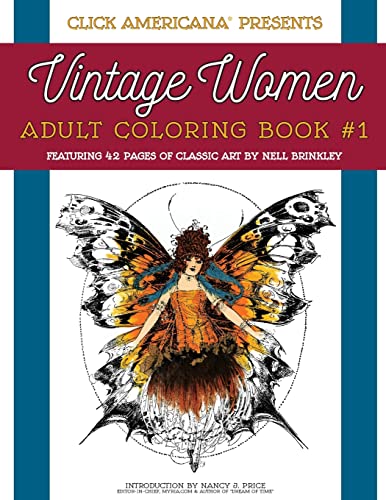 Vintage women coloring book art by nell brinkley