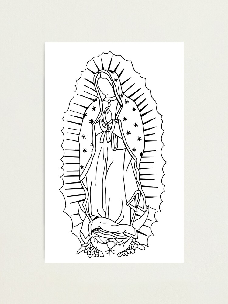 Virgen de guadalupe photographic print for sale by marielaartshop