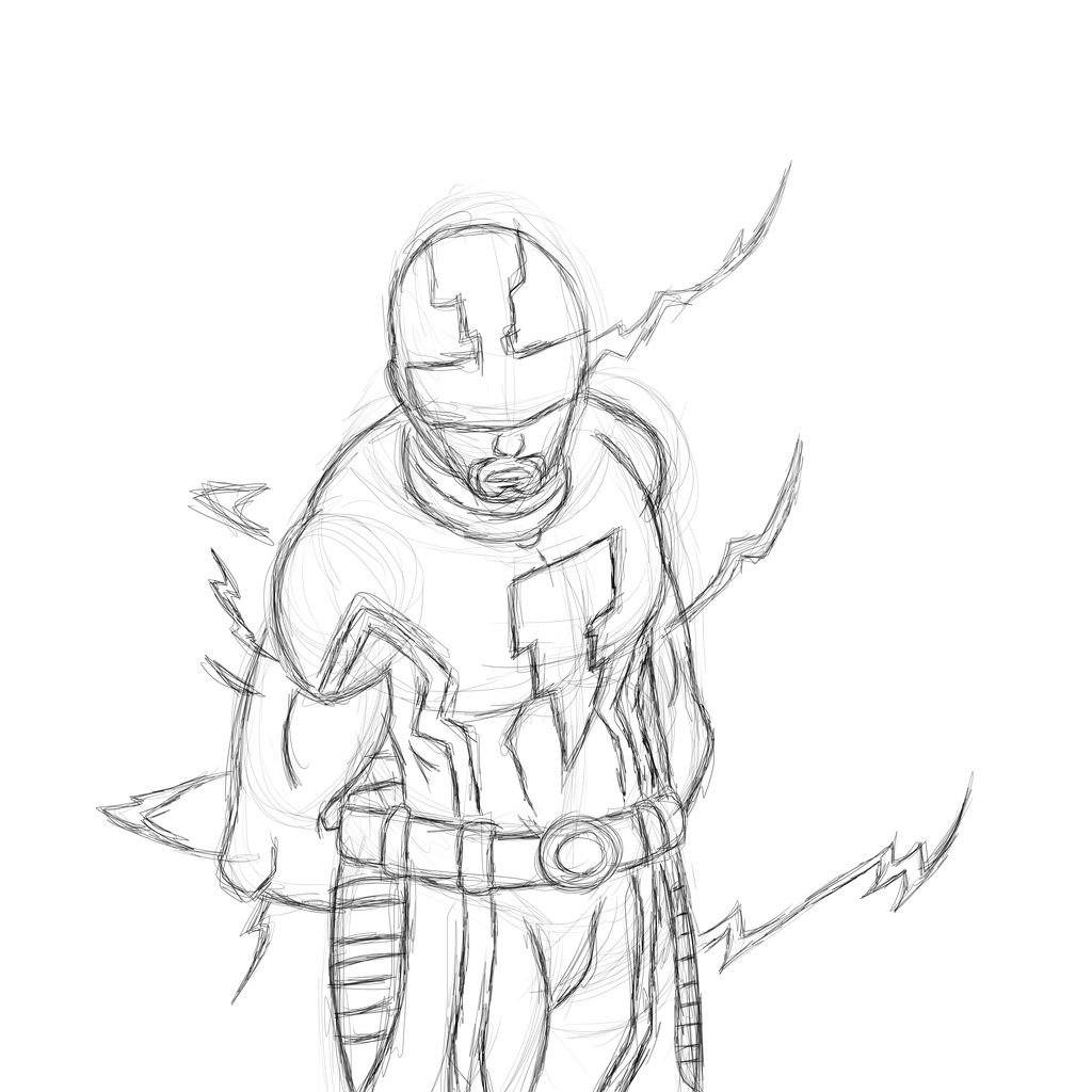 Voltaire lord of thunder sketch by the